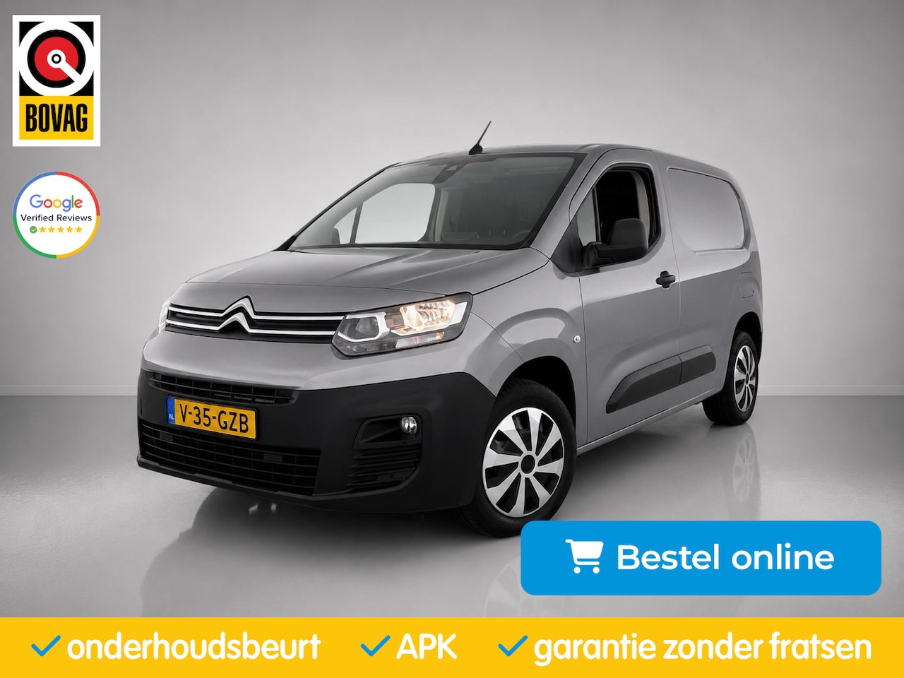 Citroën Berlingo - 1.2 Club| CruiseControl|Carplay|Navi|PDC+Camera|Airco| Benzine - AutoWereld.nl