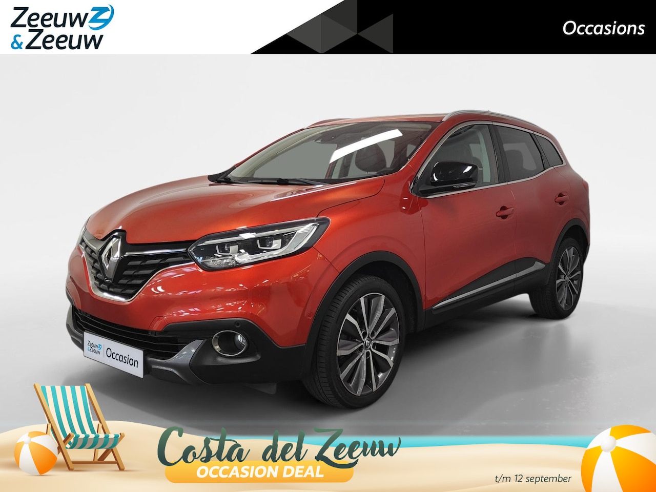 Renault Kadjar - 1.2 TCe Bose NAVI AIRCO CAMERA 360 PARKEERSENSOREN BOSE GELUIDSSYSTEEM LM VELGEN HOGE INST - AutoWereld.nl