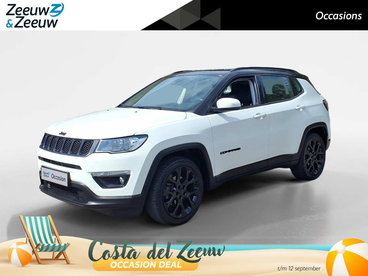 Jeep Compass - 1.3T Night Eagle Liberty Edition Navigatie | Airco | PDC-Camera. 1 jaar Garantie - AutoWereld.nl
