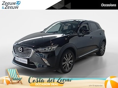 Mazda CX-3 - 2.0 SkyActiv-G 120 TS+ *Airco*Parkeersensoren*Leder*Trekhaak*Hoge instap