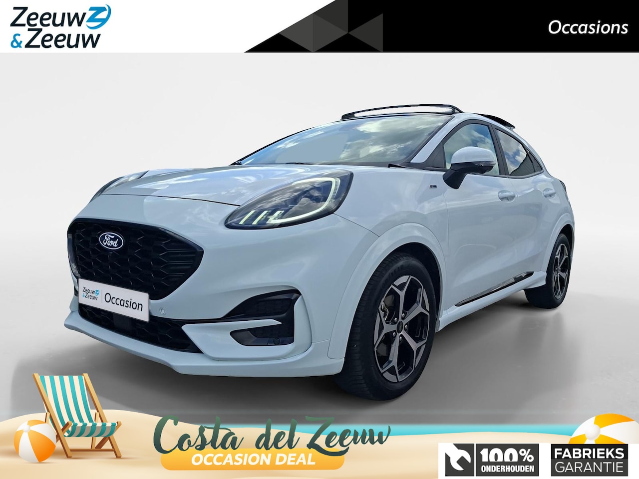 Ford Puma - ST-Line | Stoel- stuur en voorruitverwarming | Trekhaak | Kantel / schuifdak | Adaptieve l - AutoWereld.nl