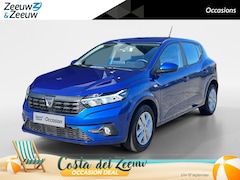 Dacia Sandero - 90PK TCe Comfort | Apple CarPlay/Android Auto | Airco | Cruise Control | Full LED | Armste