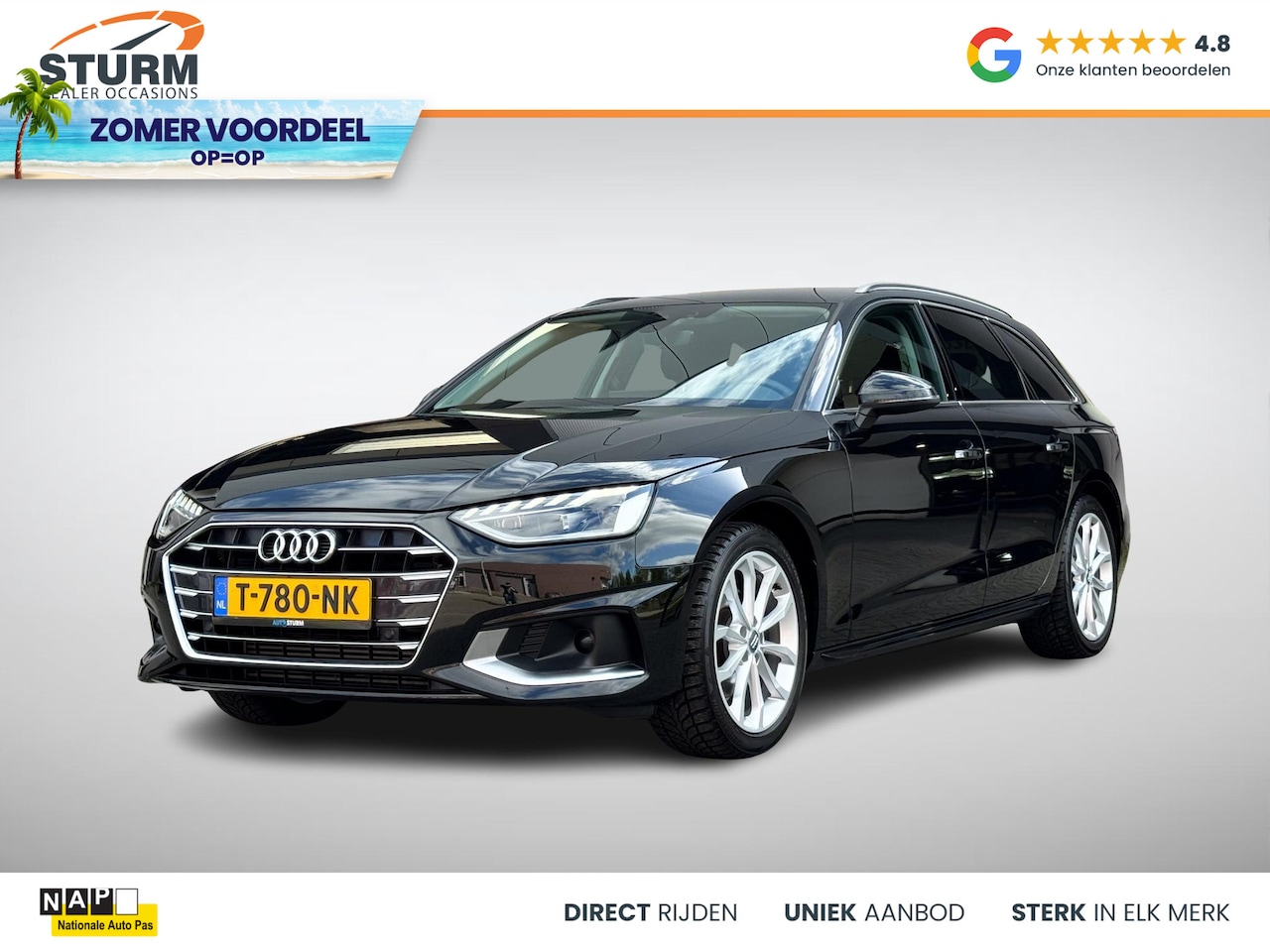 Audi A4 Avant - 35 TFSI Advanced Edition NL-Auto, Uitklapbare Trekhaak | Sportstoelen | Navigatie Full-Map - AutoWereld.nl