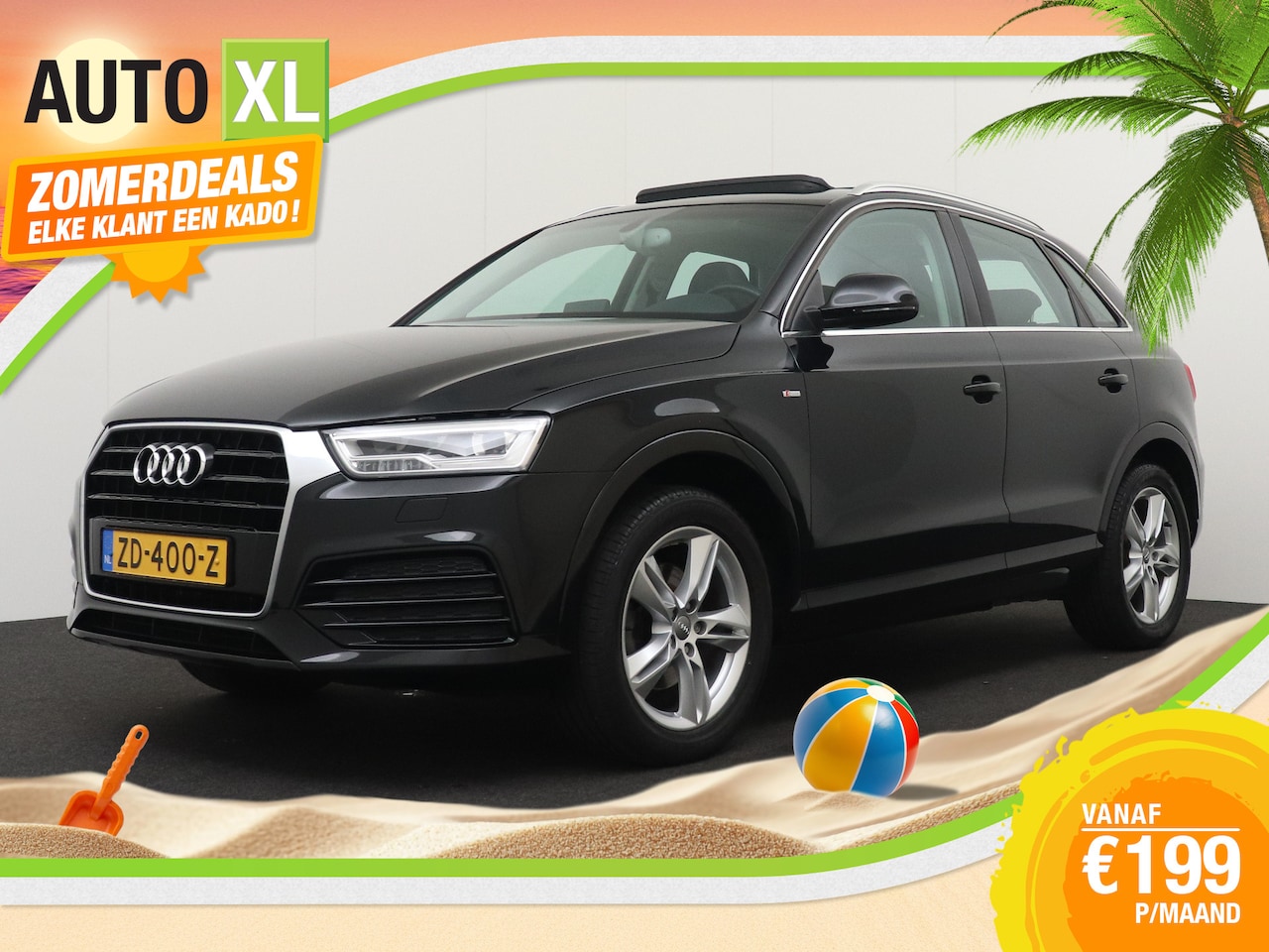 Audi Q3 - 1.4 150 Aut. TFSI S-Line Pano-dak Xenon Leder-Sportstoel Navi - AutoWereld.nl