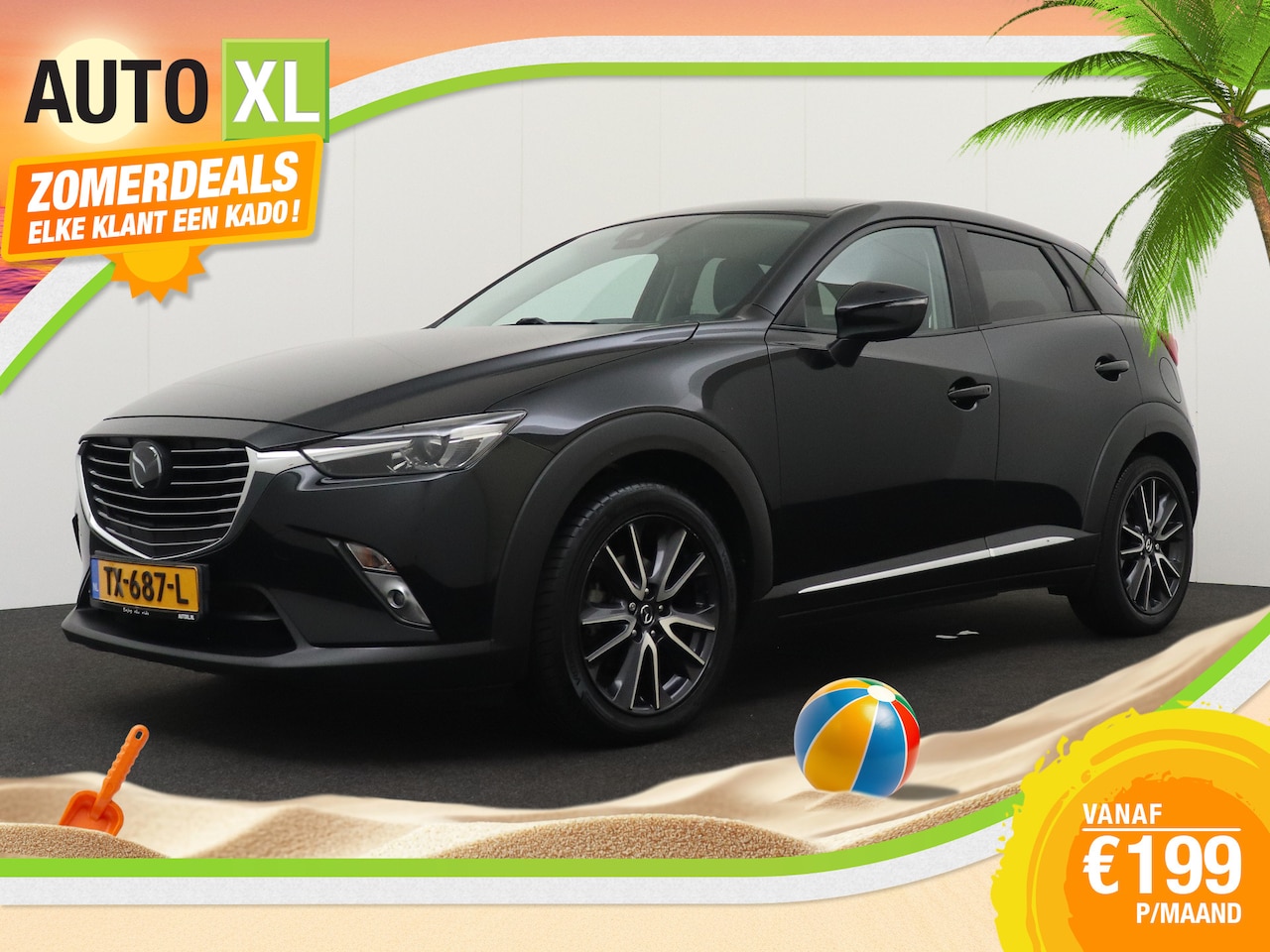 Mazda CX-3 - 2.0 Aut. SkyActiv-G GT-M Head-up Display Trekhaak BOSE Camera - AutoWereld.nl