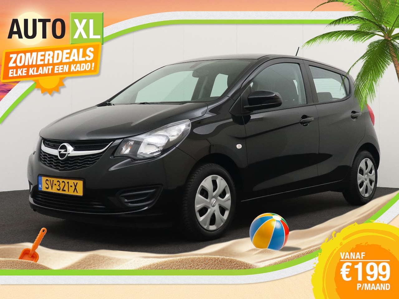 Opel Karl - 1.0 ecoFLEX Edition Cruise Bluetooth Airco - AutoWereld.nl
