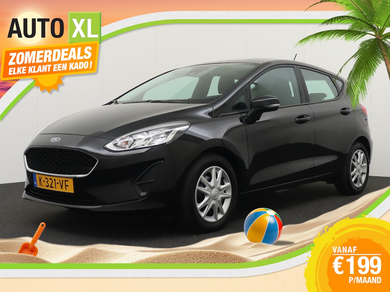 Ford Fiesta - 1.0 94 PK Connected Carplay Cruise DAB Bluetooth - AutoWereld.nl