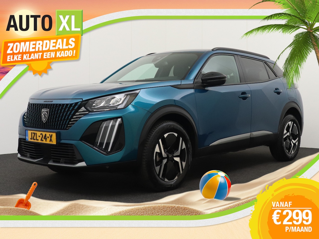 Peugeot 2008 - Hybrid 145 PK Aut. Allure Half-Leder Climate Carplay DAB - AutoWereld.nl