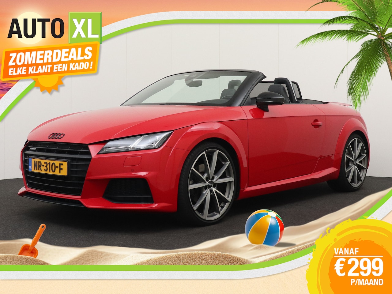 Audi TT Roadster - 2.0 TFSI Aut. Quattro 230 PK S-Line Nekverwarming Camera LMV 19" - AutoWereld.nl