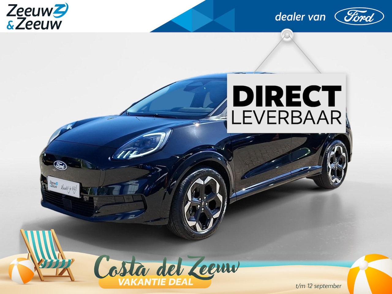 Ford Puma Gen-E - Premium 44 kWh | €4.400.- korting | 0,99% rente | Direct leverbaar | Adaptieve cruise cont - AutoWereld.nl