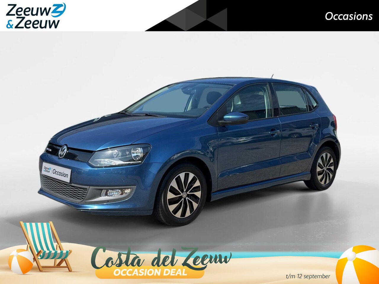 Volkswagen Polo - 1.0 Bluemotion Edition | NL auto | Automaat | Parkeersensoren voor en achter | 15" lichtme - AutoWereld.nl