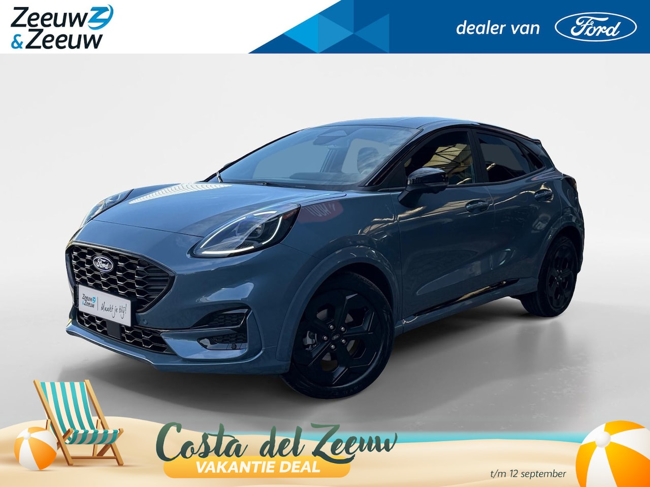 Ford Puma - 1.0 EcoBoost Hybrid BlueCruise Edition | 0,99 % Ford Credit | 360 ° Camera | Dodehoek Dete - AutoWereld.nl