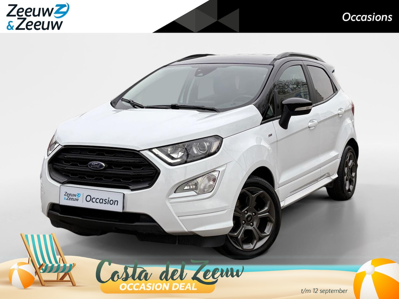 Ford EcoSport - 1.0 EcoBoost ST-Line | Winter Pack | Camera* | Zwart Dak | Climate Control | Parkeersensor - AutoWereld.nl