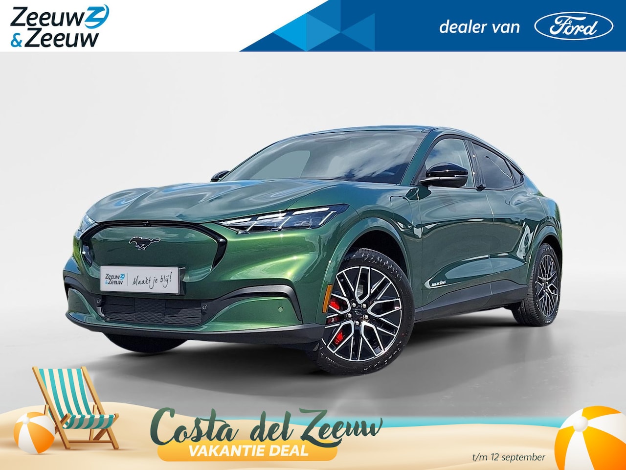 Ford Mustang Mach-E - Extended Premium RWD 88 kWh | Technology Pack + | B&O Audio | El. Vert. Bestuurdersstoel+M - AutoWereld.nl