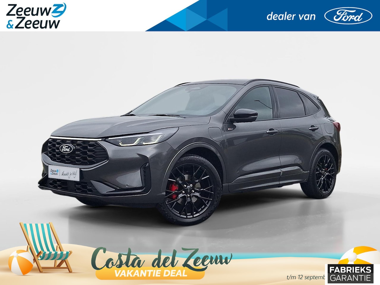 Ford Kuga - 2.5 PHEV ST-Line X | Black Pack | Winterpack | Matrix Ledkoplampen | El. Trekhaak | Adapti - AutoWereld.nl