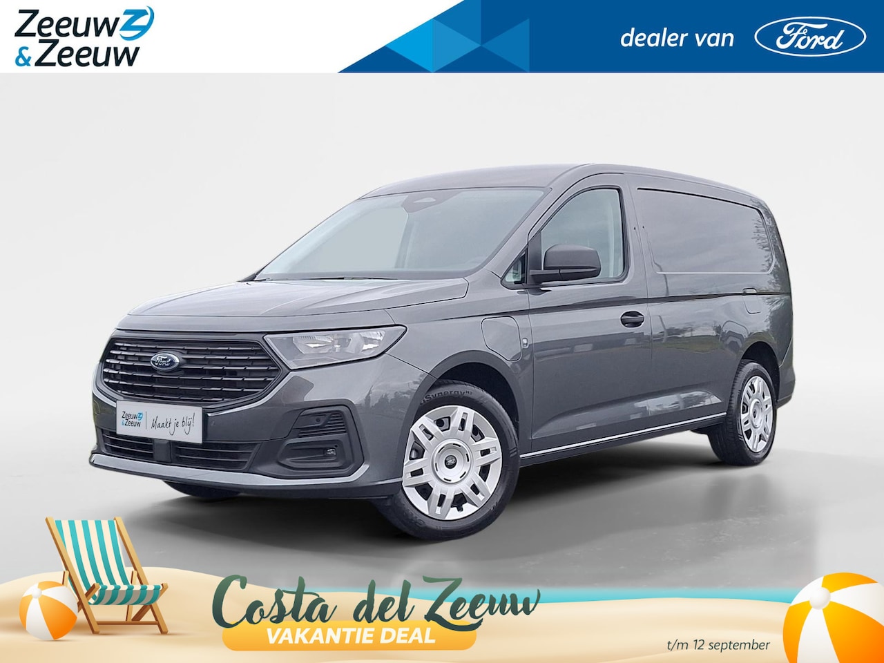 Ford Transit Connect - 1.5 EcoBoost PHEV L2 Trend | Trekhaak | Cruisecontrol | Navigatie | Parkeersensoren | Appl - AutoWereld.nl