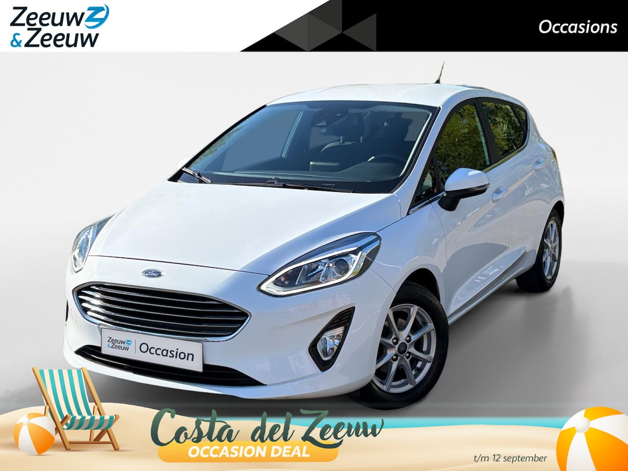 Ford Fiesta - 1.0 EcoBoost Titanium | 1e Eigenaar | NL-Auto | Trekhaak | Climate Control | Parkeersensor - AutoWereld.nl