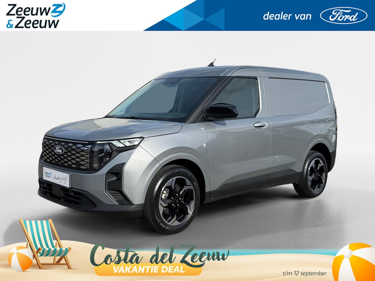 Ford Transit Courier - E-Transit Limited 46 kWh | Nieuw te bestellen | Prijs Exclusief BTW - Incl. Kosten Rijklaa - AutoWereld.nl