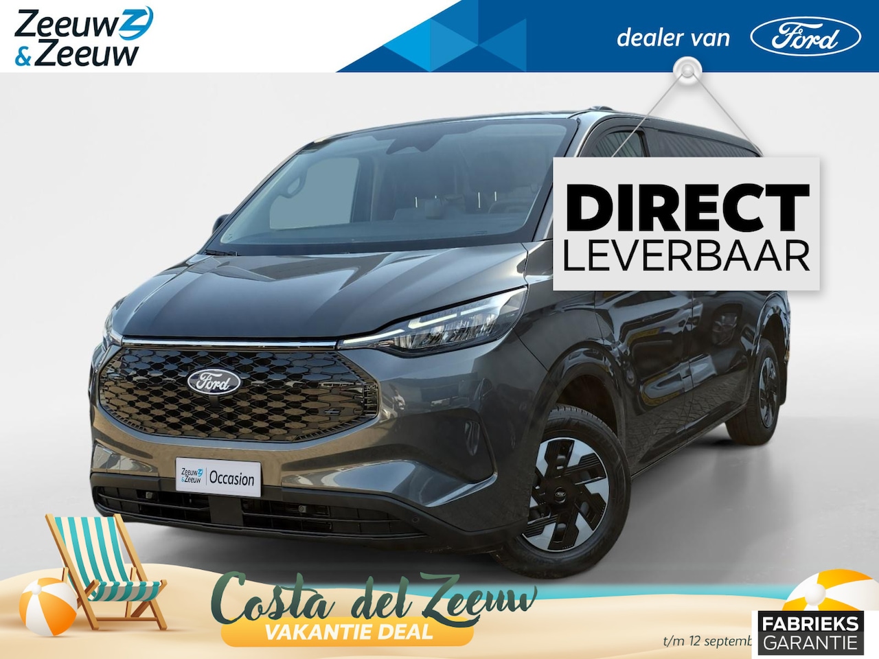 Ford E-Transit Cust. - 320 L1H1 Trend 71 kWh 218 PK| 330KM WLTP | DIRECT LEVERBAAR | NIEUW OP VOORRAAD | 3-ZITS | - AutoWereld.nl