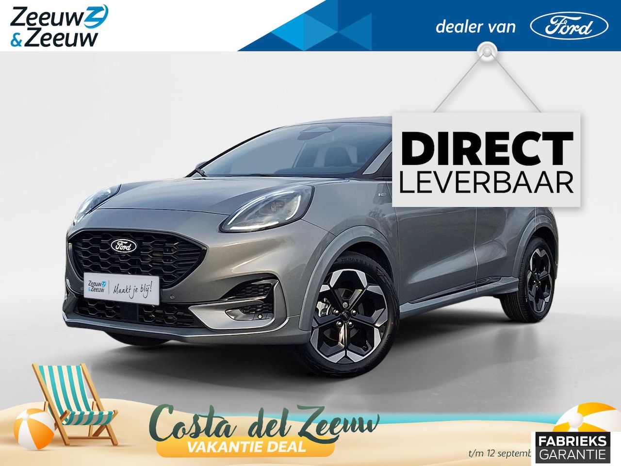 Ford Puma - 1.0 EcoBoost Hybrid ST-Line X | Winterpack | Driver assistancepack | Camera | 18"Lichtmeta - AutoWereld.nl