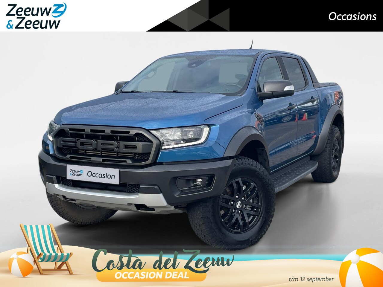 Ford Ranger Raptor - 2.0 EcoBlue 4X4 213 pk Automaat | Double Cab omgebouwd naar 2 persoons uitvoering | Roller - AutoWereld.nl