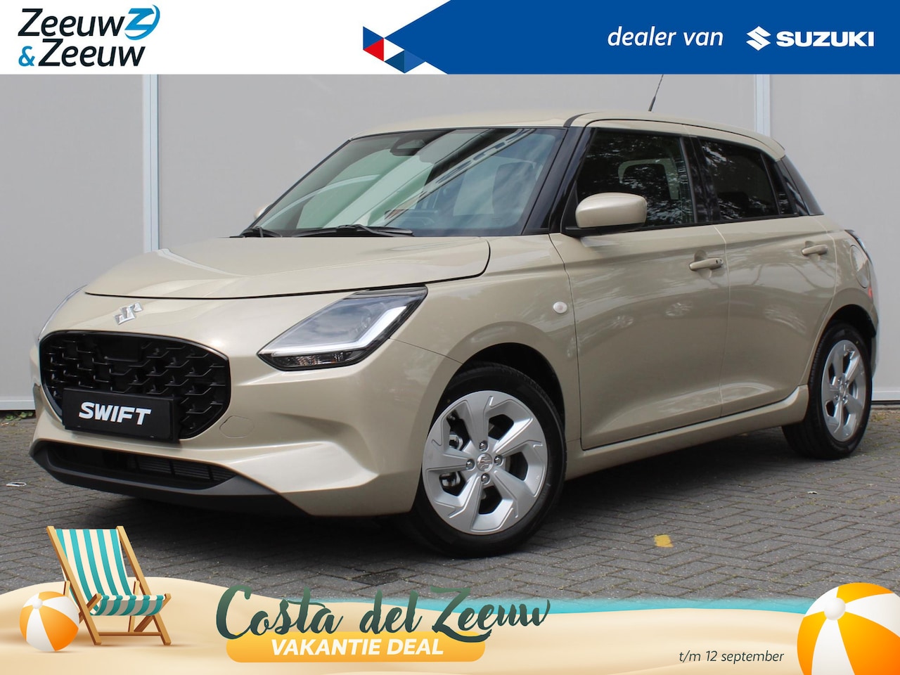 Suzuki Swift - 1.2 Select | 2.000,- Korting | Lichtmetalen velgen | Lederen stuurwiel | Stoelverwarming | - AutoWereld.nl