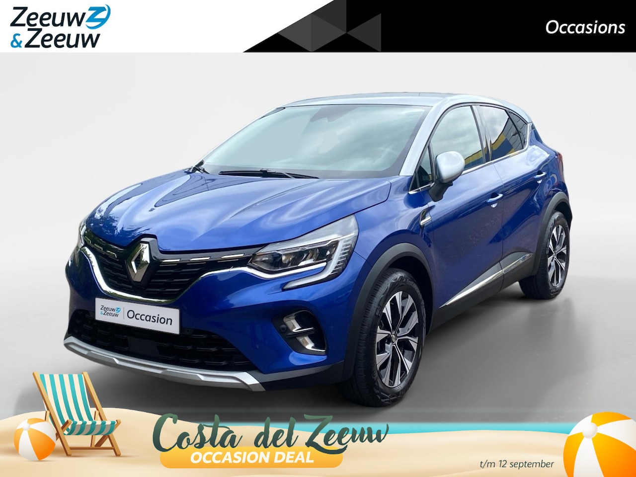 Renault Captur - 1.6 E-Tech Hybrid 145 Intens Apple Carplay/Android Auto , electronic climate controle , Ca - AutoWereld.nl