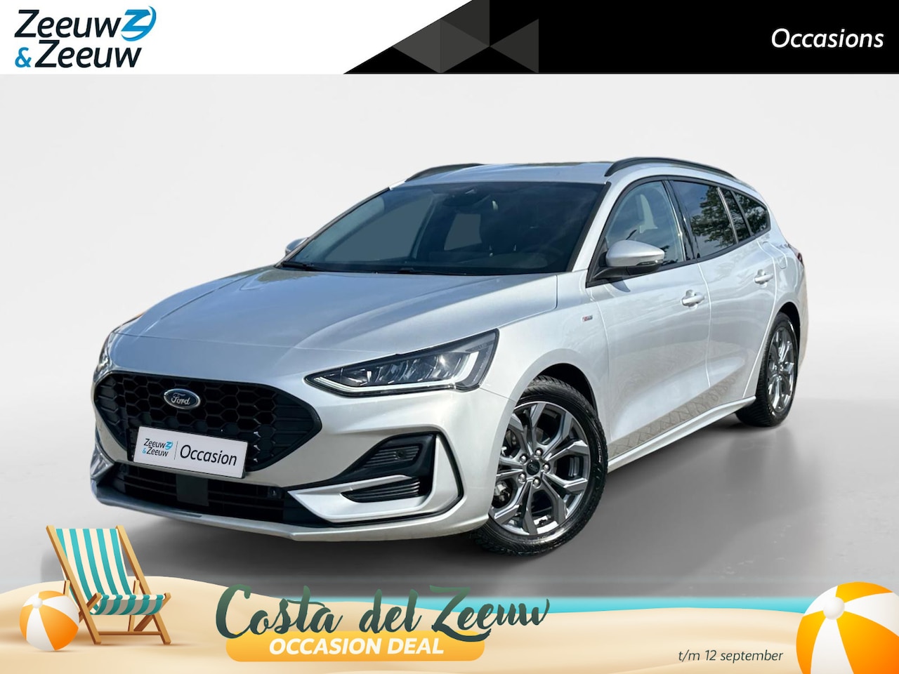 Ford Focus Wagon - 1.0 EcoBoost Hybrid ST Line |Winter Pack| Full-LED koplampen| Geluidsisolerend glas| Sport - AutoWereld.nl