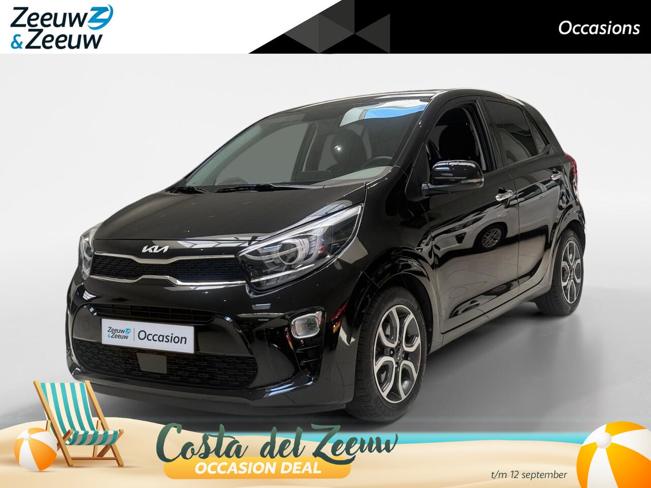 Kia Picanto - 1.0 DPi DynamicPlusLine RESTERENDE FABRIEKSGARANTIE TMT 2033 | CLIMATE CONTROL | NAVIGATIE - AutoWereld.nl