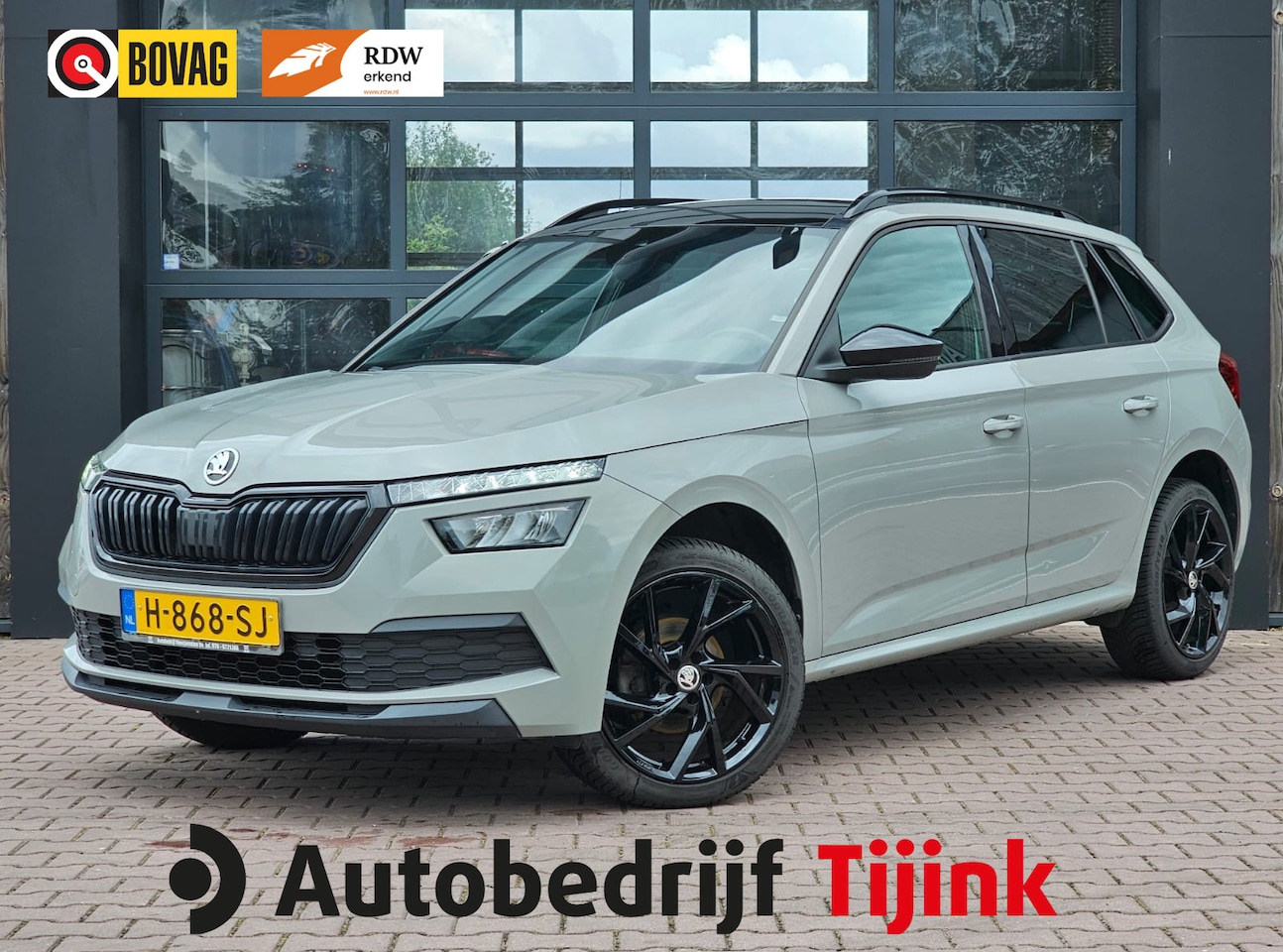 Skoda Kamiq - 1.5 TSI ACT Sport Business | Automaat | Pano | Trekhaak | Black pack | Elek. achterklep | - AutoWereld.nl