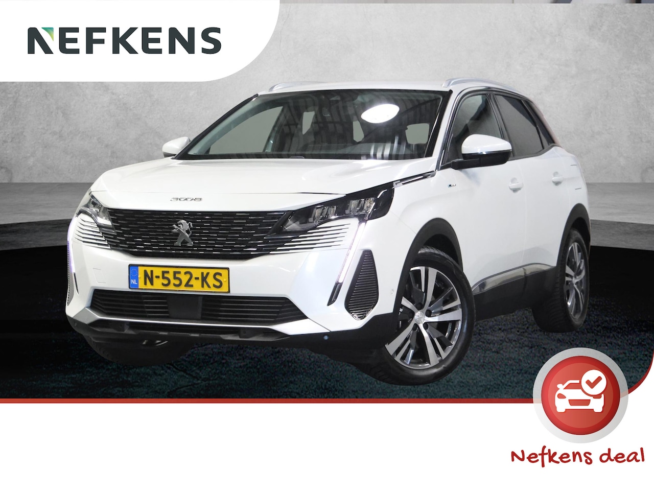 Peugeot 3008 - 1.6 HYbrid 225PK Blue Lease Allure | 2de eigenaar | Navigatie | Camera | LMV | Adaptief Cr - AutoWereld.nl