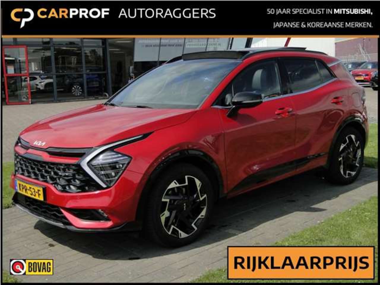 Kia Sportage - 1.6 T-GDI Phev GT-PlusLine AWD . Panoramadak . Leer . Stoelkoeling/Verwarming . El.klep - AutoWereld.nl