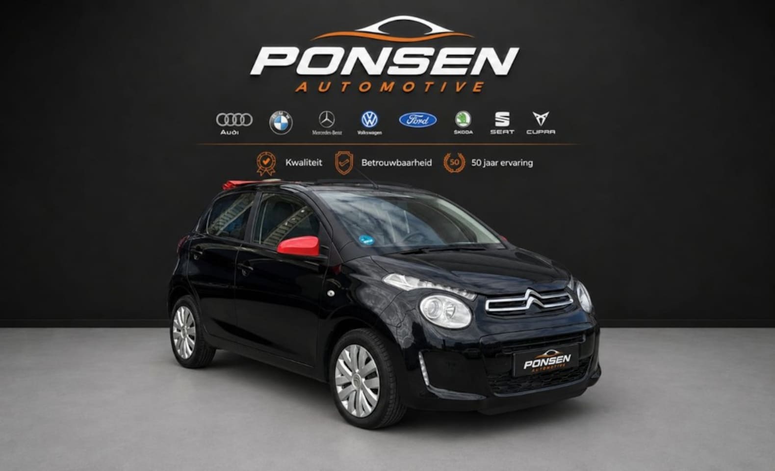 Citroën C1 - 1.2 PureTech Airscape Shine cabrio - AutoWereld.nl