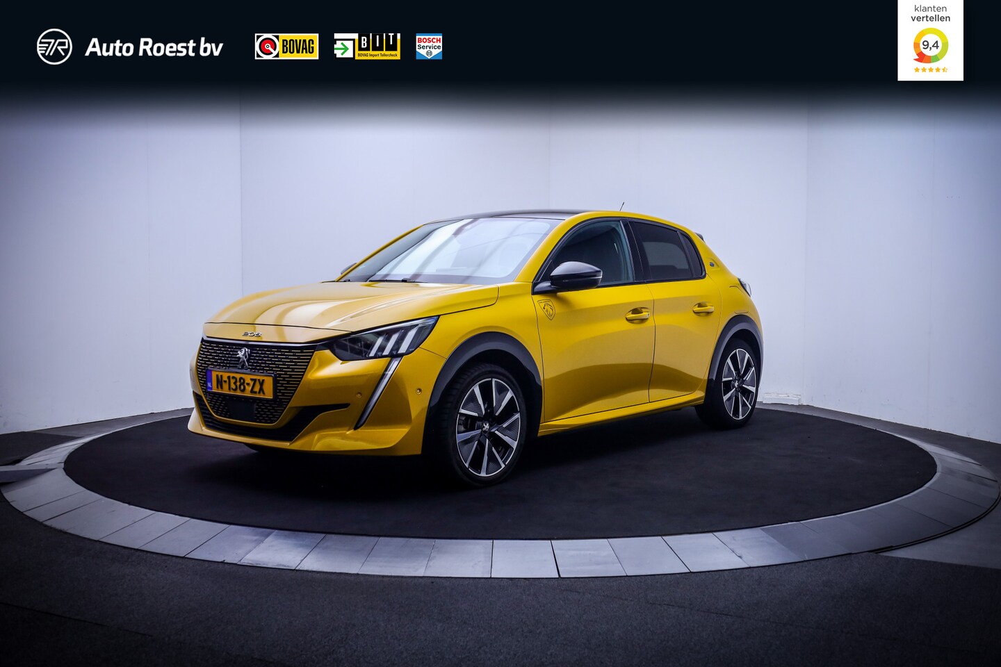 Peugeot e-208 - EV GT Pack 50 kWh FULL LED | 360 CAM | ACC | STOELVERW | DAB | KEYLESS | CLIMA | NAVI | BL - AutoWereld.nl