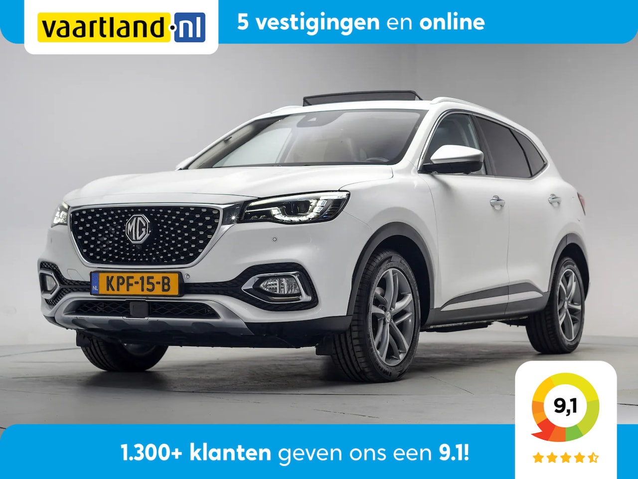 MG EHS - 1.5 TGDI PHEV Luxury [ Panorama Leder Navi LED ] - AutoWereld.nl