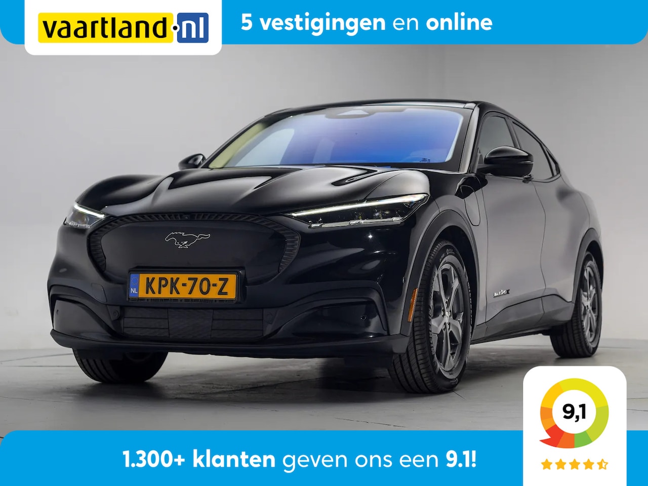 Ford Mustang Mach-E - 98 kWh Extended Range RWD [ Panorama B&O Leder Navi 360°cam Stoelverwarming ] - AutoWereld.nl