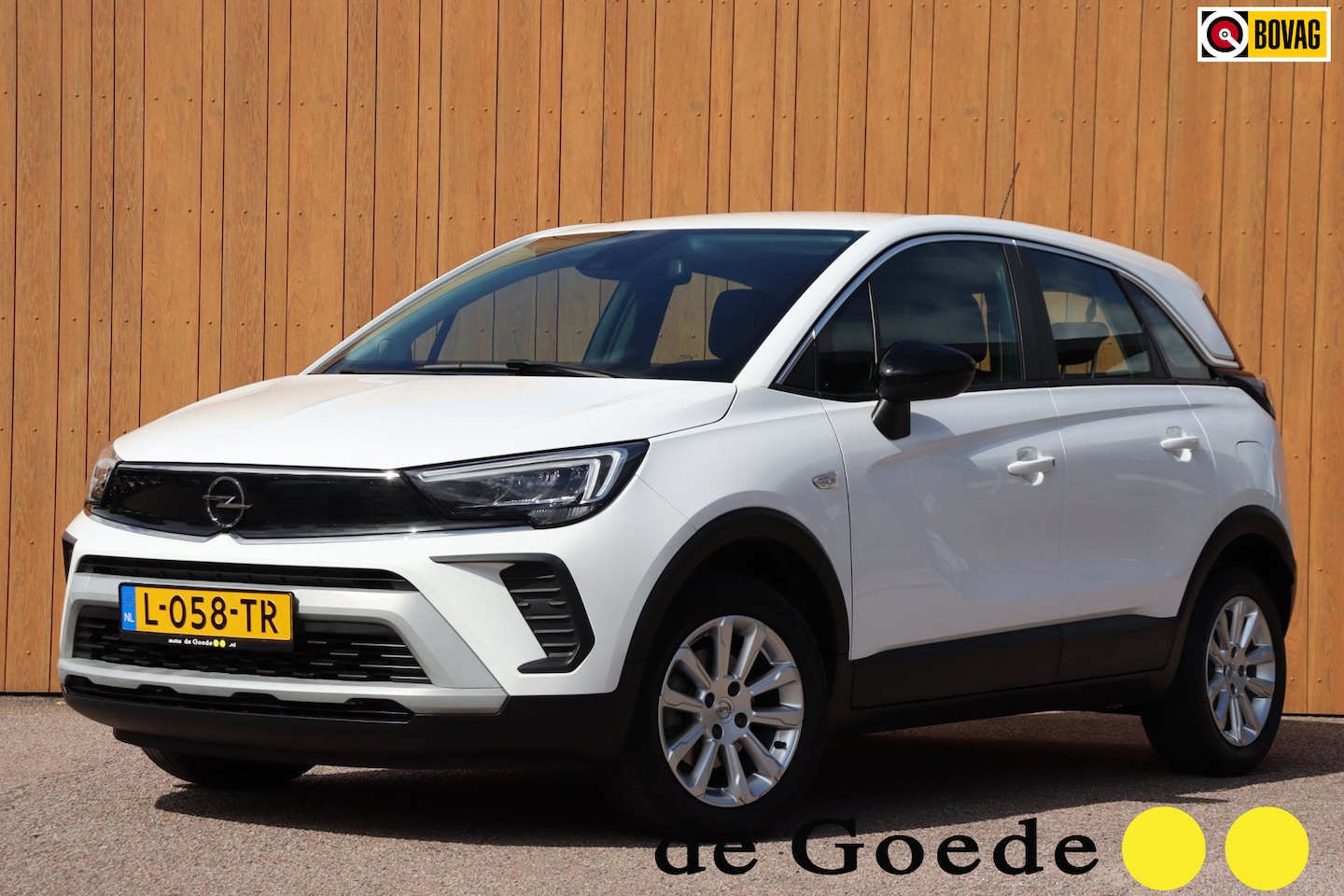 Opel Crossland - 1.2 Turbo Elegance Org.NL h.leer+comfort stuur+stoelverw. Carplay - AutoWereld.nl