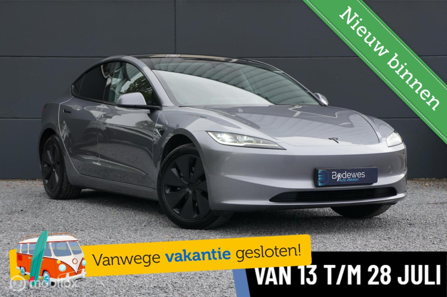 Tesla Model 3 - Premium Long Range RWD 78 kWh FSD Pan Garantie - AutoWereld.nl
