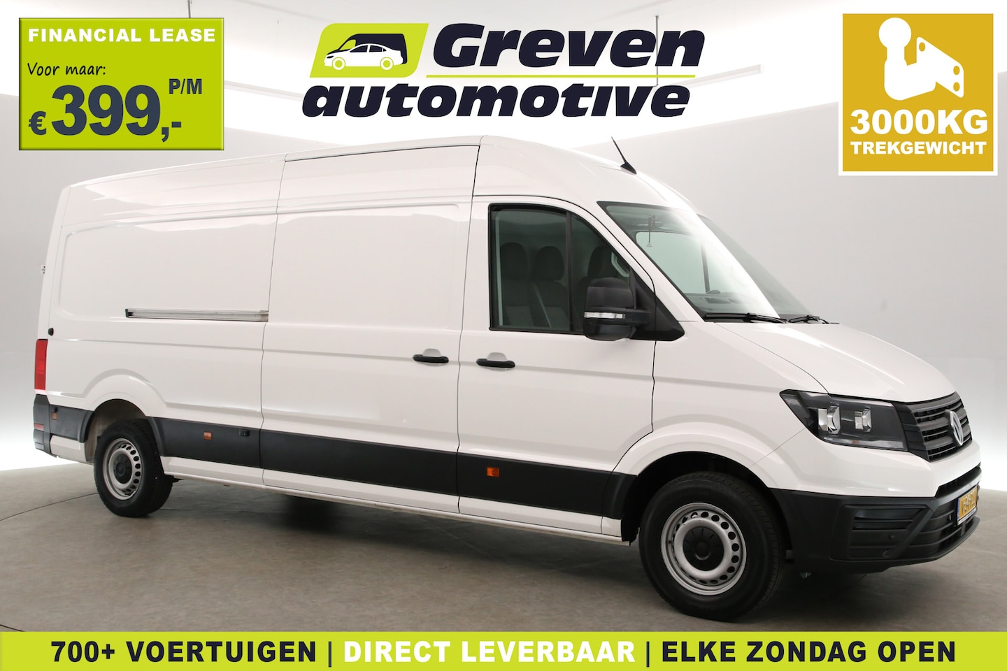 Volkswagen Crafter - 2.0 TDI 177PK L4H3 | 3000KG Trekgew. | Aut. | Airco | Cruise | Camera | 3 Zits | Carplay | - AutoWereld.nl