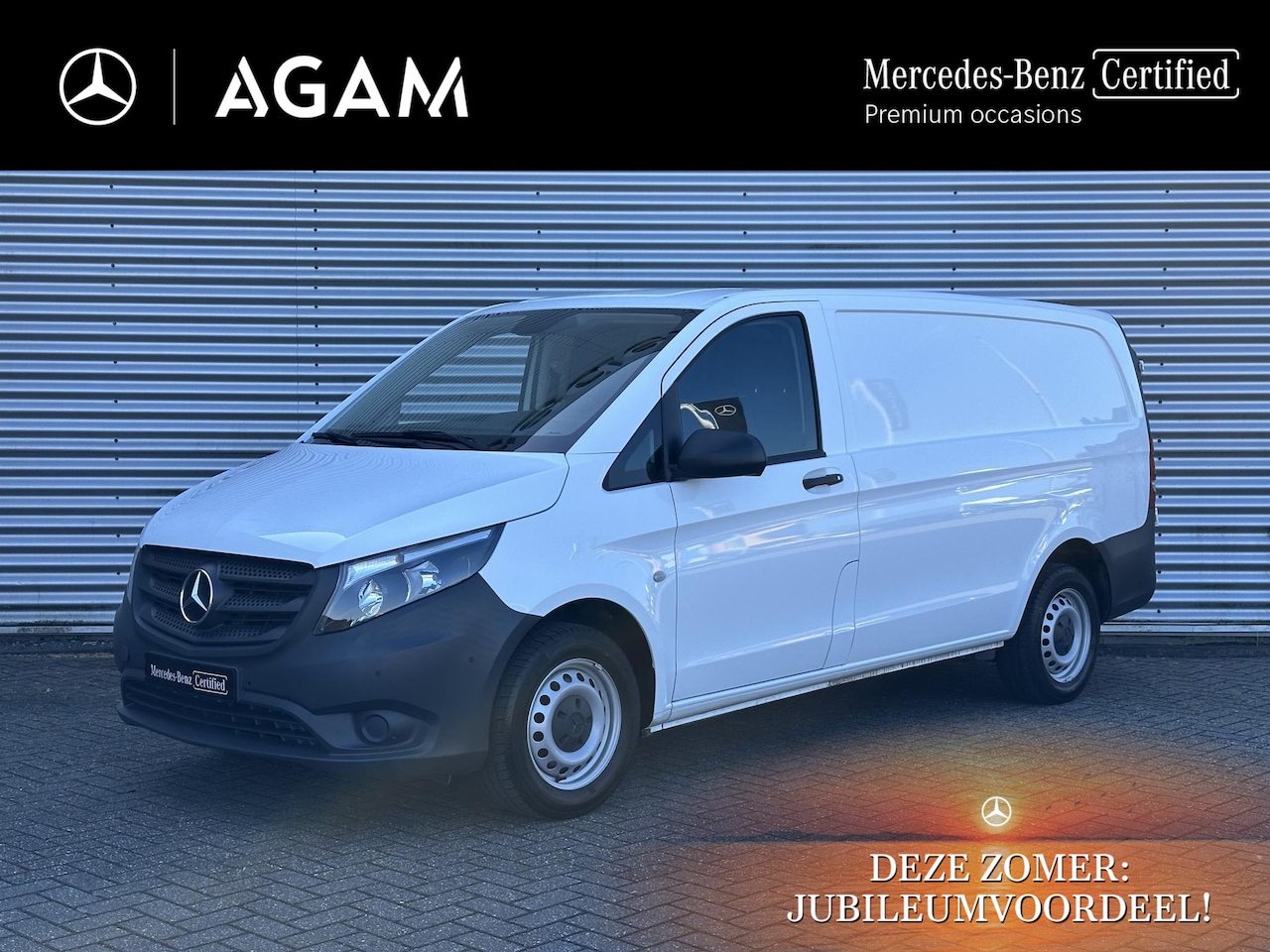 Mercedes-Benz Vito - 110 CDI L2 Airco Navigatie Parkeersensoren Achterdeuren Apple Carplay etc - AutoWereld.nl