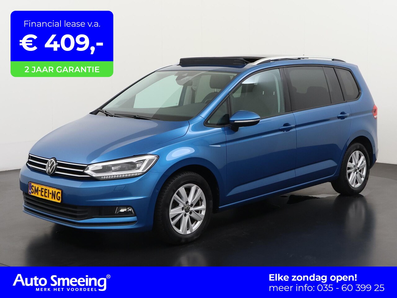 Volkswagen Touran - 1.5 TSI DSG | 7 Persoons | Trekhaak | Panoramadak | DYNAUDIO | Zondag Open! - AutoWereld.nl