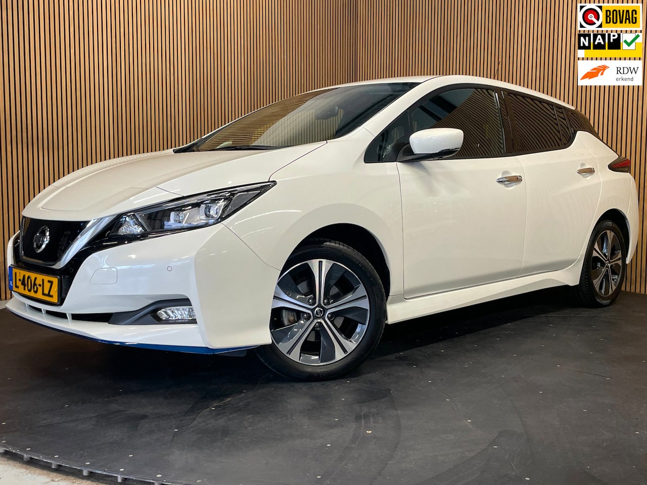 Nissan LEAF - E+ N-Connecta 62 kWh|GROTE ACCU|91%SOH|ACC|CARPLAY|CAMERA 360+V+A|STOEL+STUURVERW.|PDC V+A - AutoWereld.nl