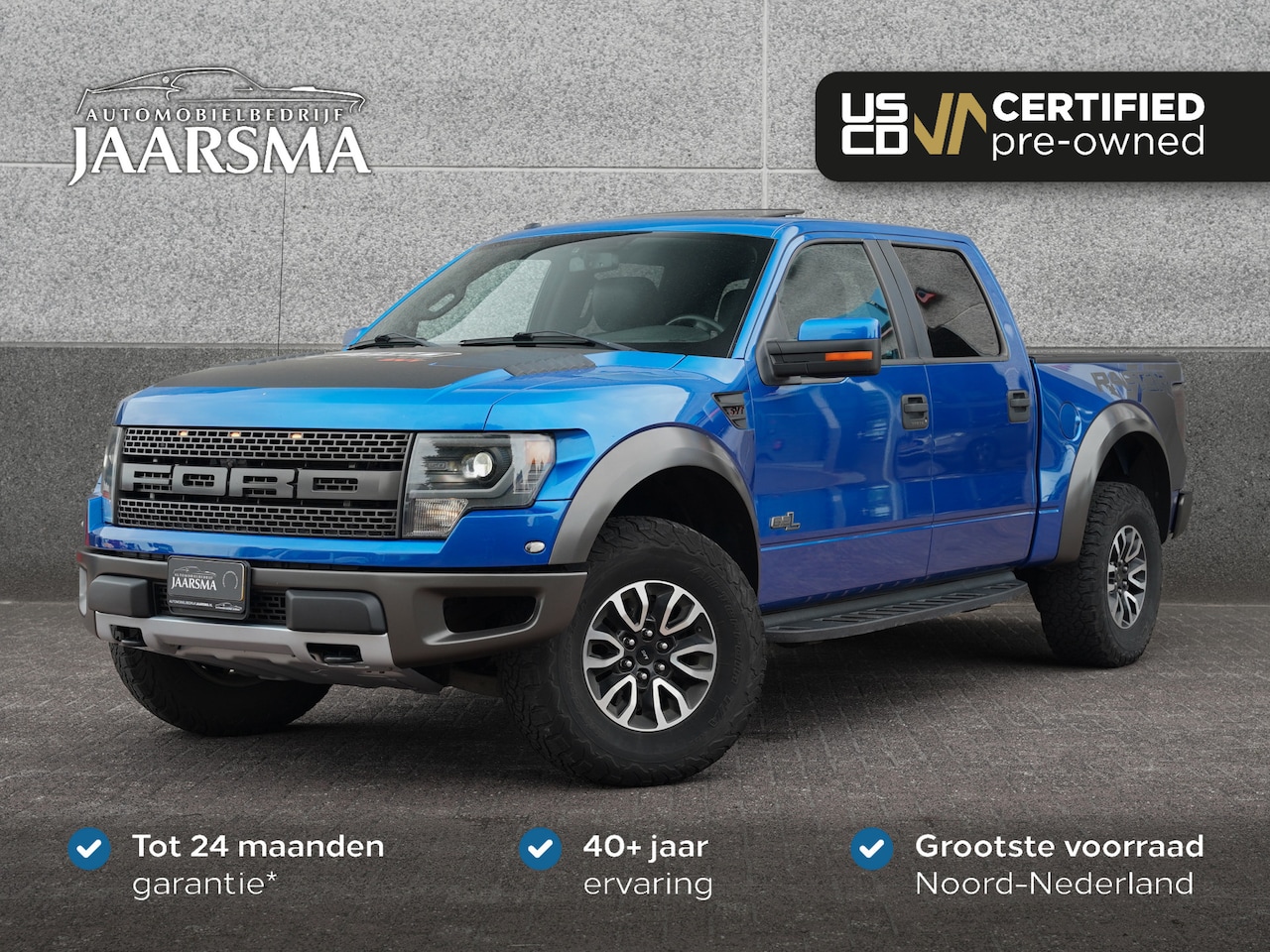 Ford F-150 Raptor - SVT 6.2L V8 |Netjes onderhouden |Stoelverwarming/ verkoeling |Automaat |Glazen schuif/ kan - AutoWereld.nl