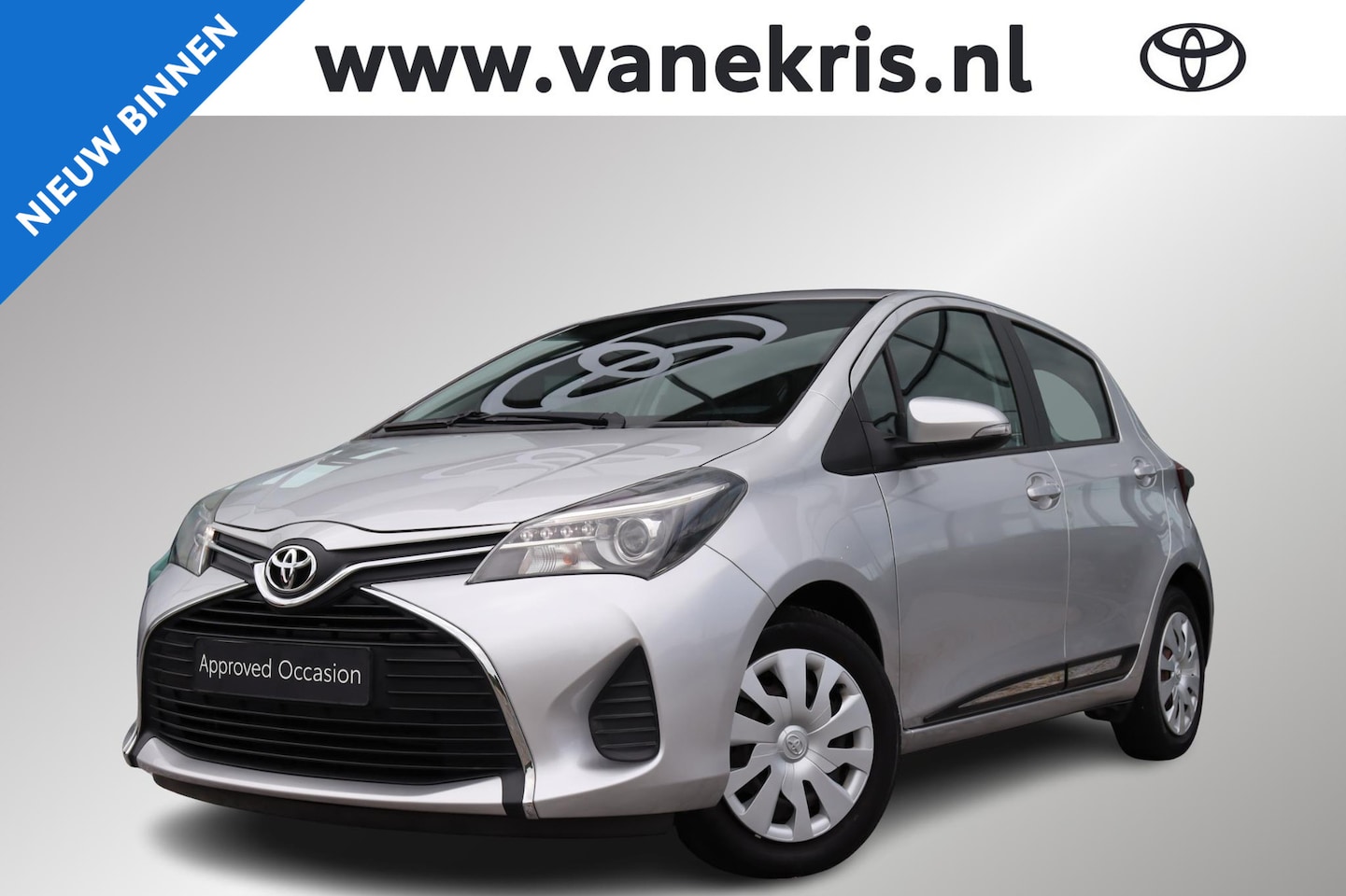 Toyota Yaris - 1.3 VVT-i Aspiration 1.3 VVT-i Aspiration, Bluetooth, Airco, cruise control, Parkeercamera, Start/Stop. - AutoWereld.nl