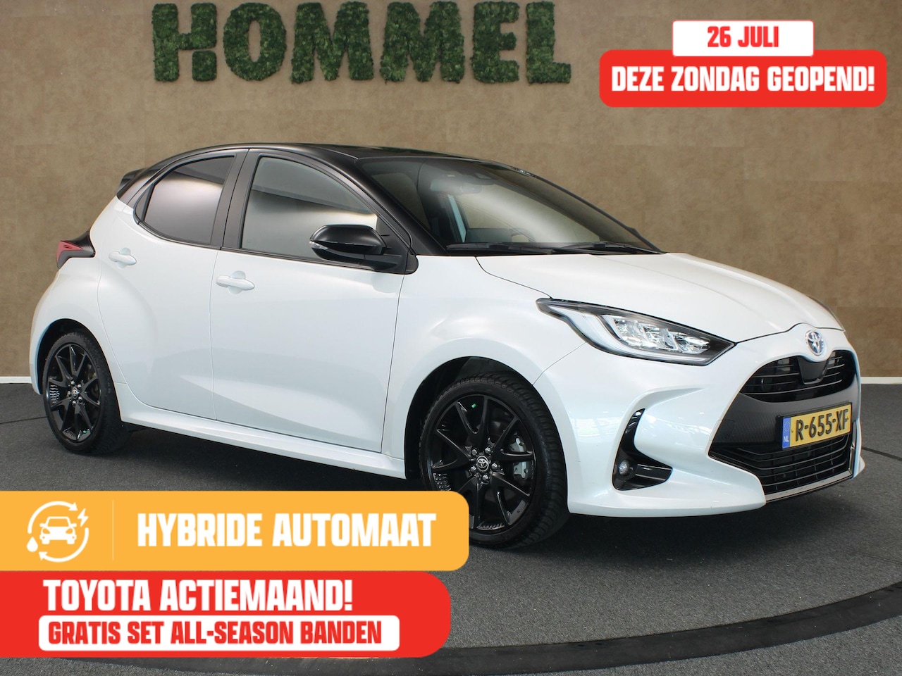 Toyota Yaris - 1.5 Hybrid Bi-Tone - 100% ONDERHOUDEN! - NAVIGATIE - STOELVERWARMING - KEYLESS ENTRY & STA - AutoWereld.nl