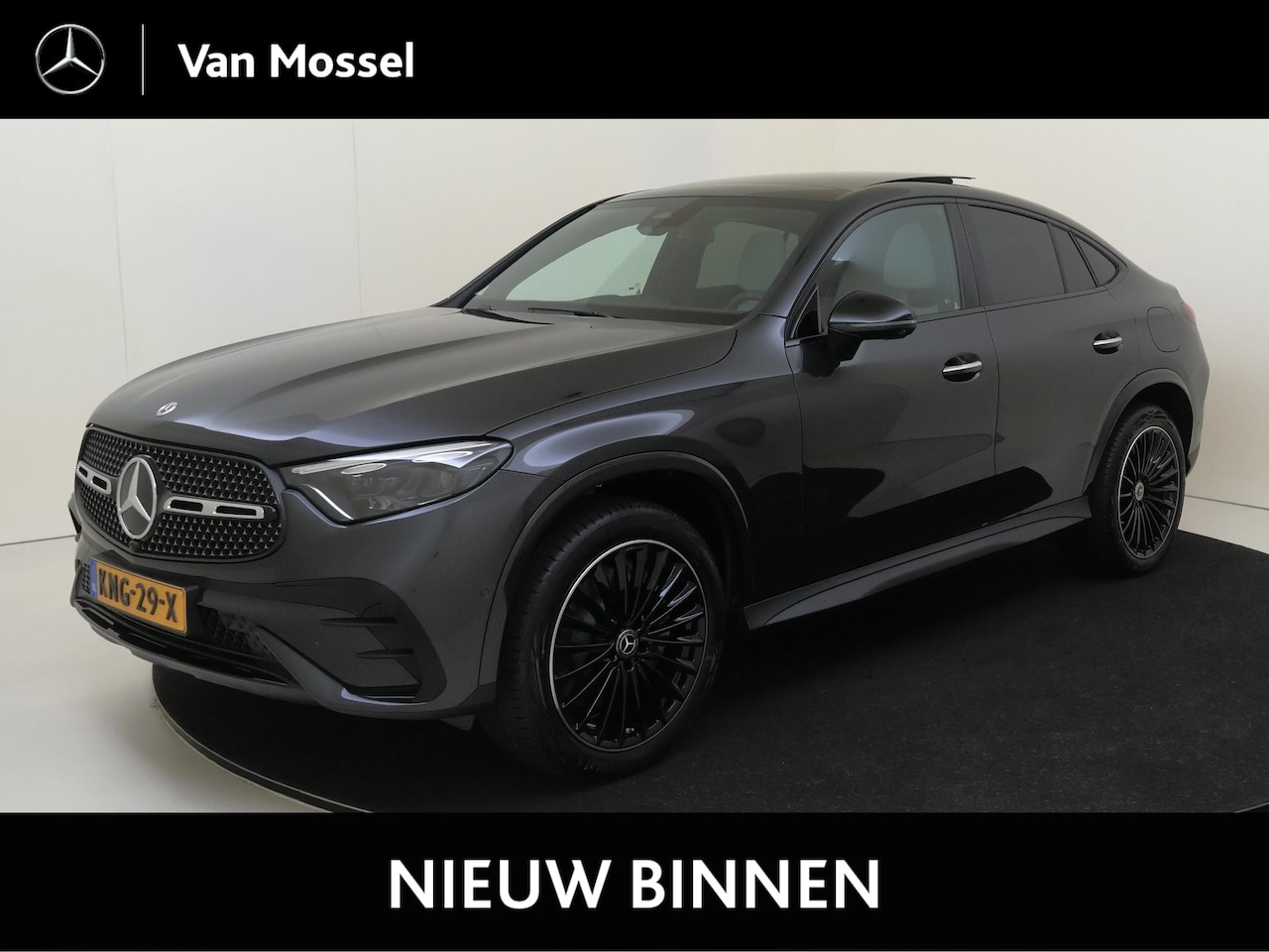Mercedes-Benz GLC-klasse Coupé - 300e 4MATIC Business Solution AMG Premium Plus - Nightpakket - Trekhaak - Distronic - Pano - AutoWereld.nl