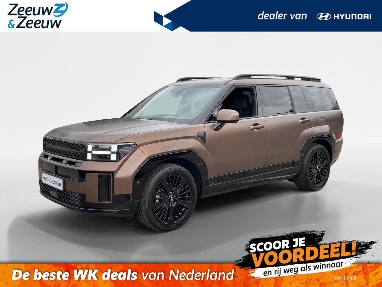 Hyundai Santa Fe - 1.6 T-GDI PHEV Black Line 4WD 6p | Trekhaak | Leder | Stoelverwarming + koeling | 360 Came - AutoWereld.nl