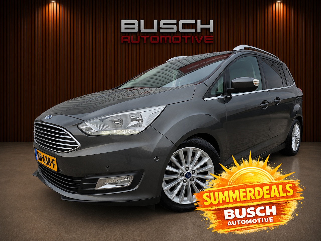 Ford Grand C-Max - 1.5 Titanium | VAN 2e EIGENAAR | AUTOMAAT | - AutoWereld.nl
