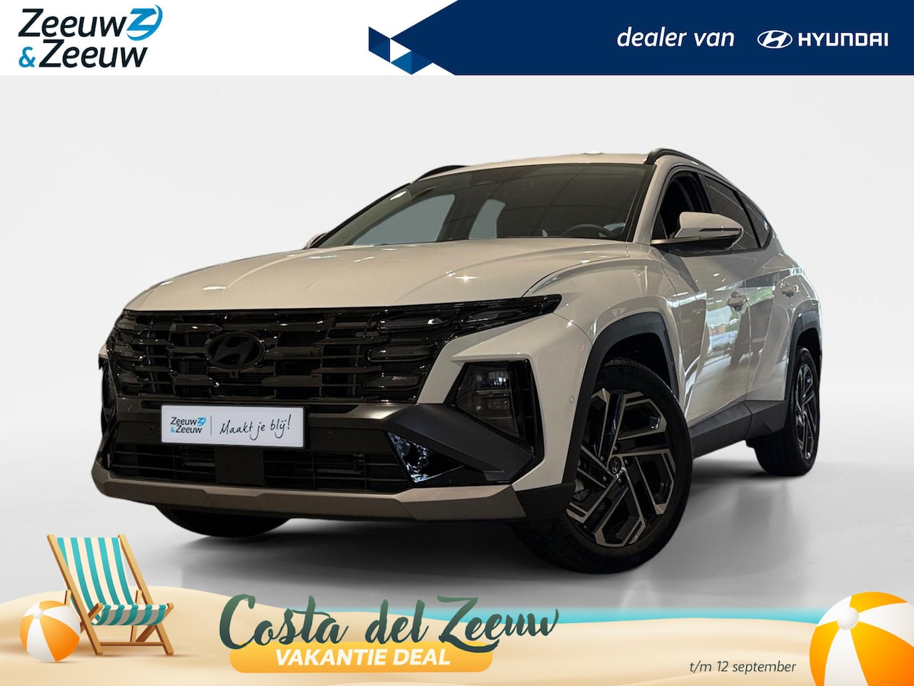 Hyundai Tucson - 1.6 HYBRID | PREMIUM | 1500KG TREKGEWICHT | €7000,- KORTING | - AutoWereld.nl