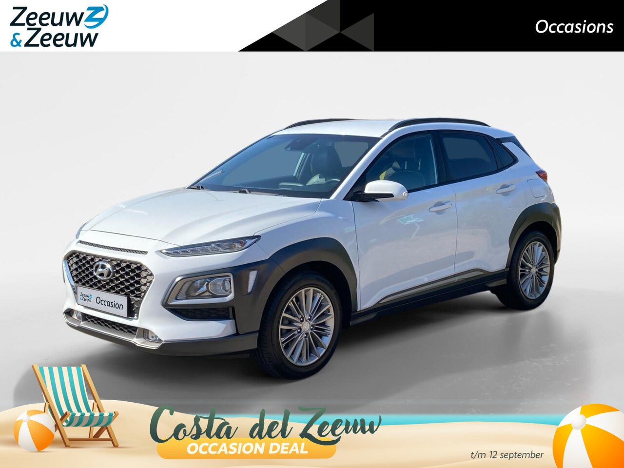 Hyundai Kona - 1.0T Fashion | Speciaal interieur | Carplay | Climate control - AutoWereld.nl